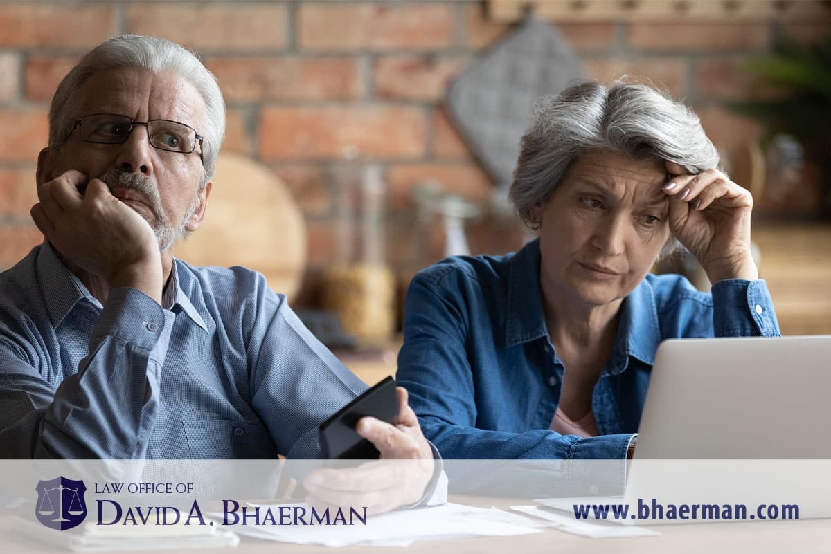 Older couple overwhelmed by bills. Contact David A Bhaerman, Pickerington Bankruptcy Attorney